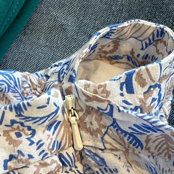 Free People 'Love Train' wrap skirt 4 tie waist asymmetrical hem midi botanical - Picture 9 of 10